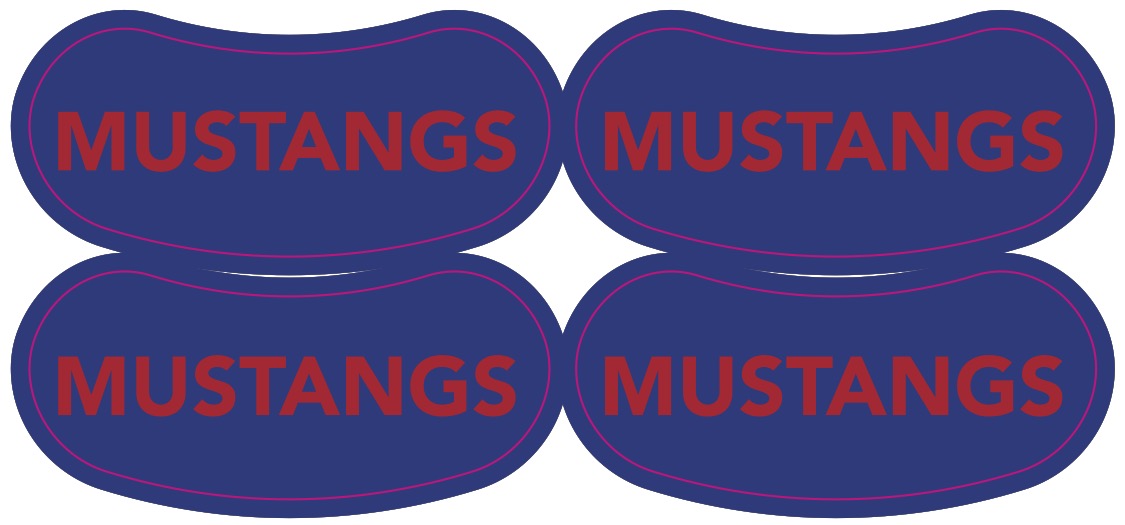 Eye Strips - Eye Black - Peel & Stick Tattoo Sheet 2