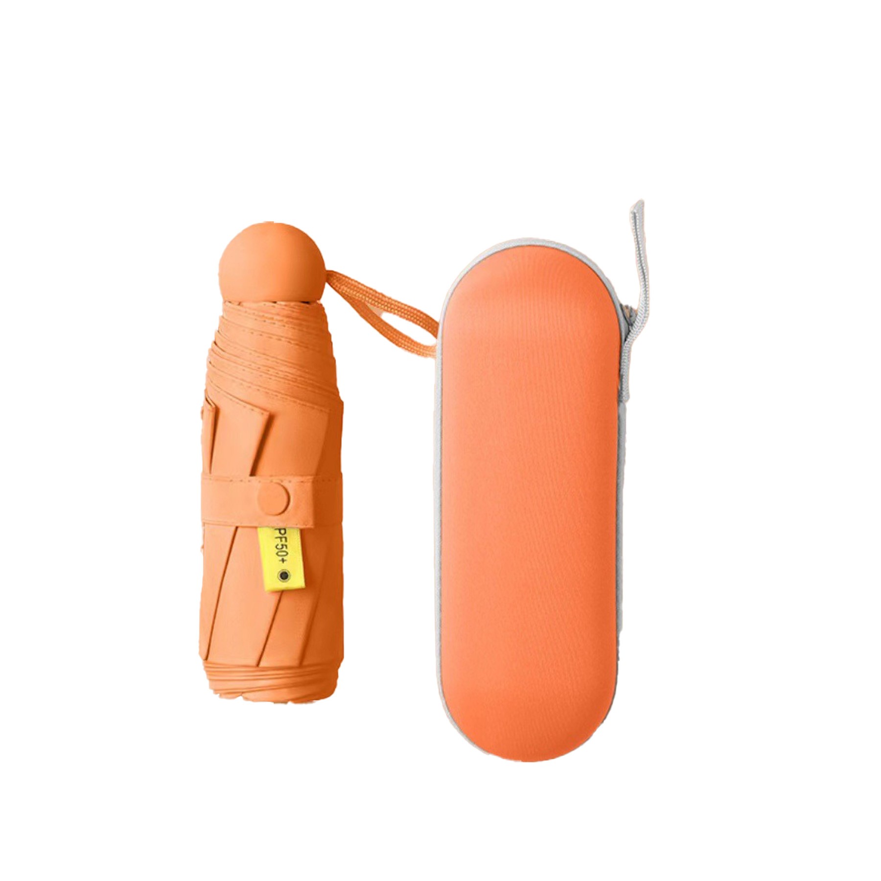 Mini Folding Compact Umbrella With Case 4
