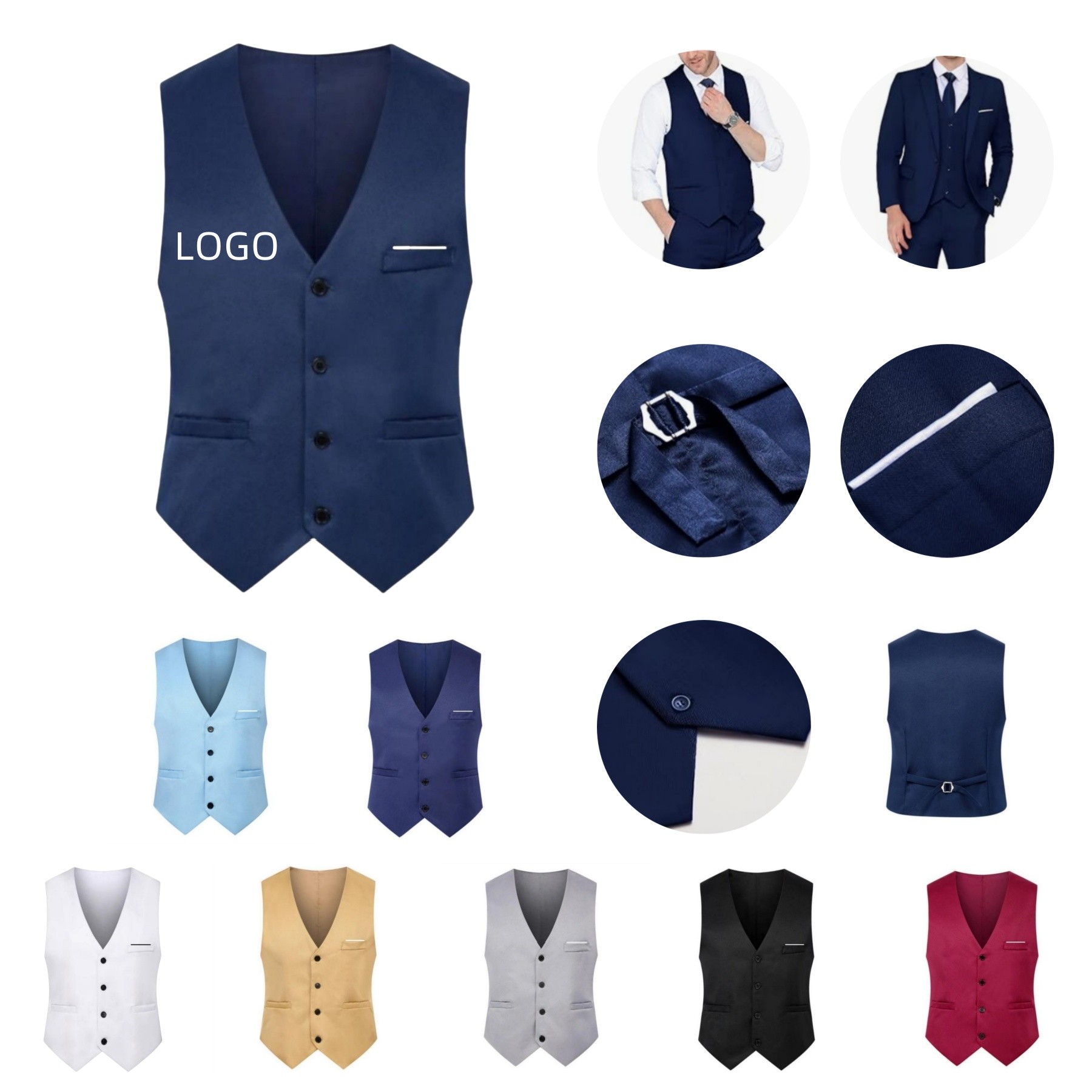 Slim Fit Vest