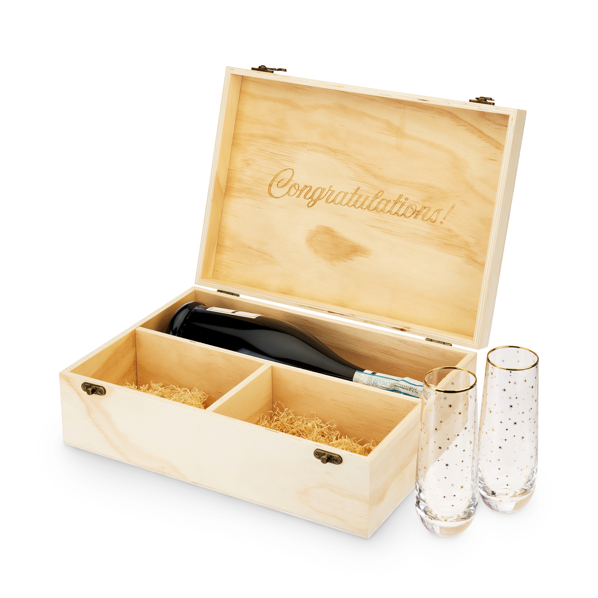Twine Living® Celebrate Champagne Box and Flute Set