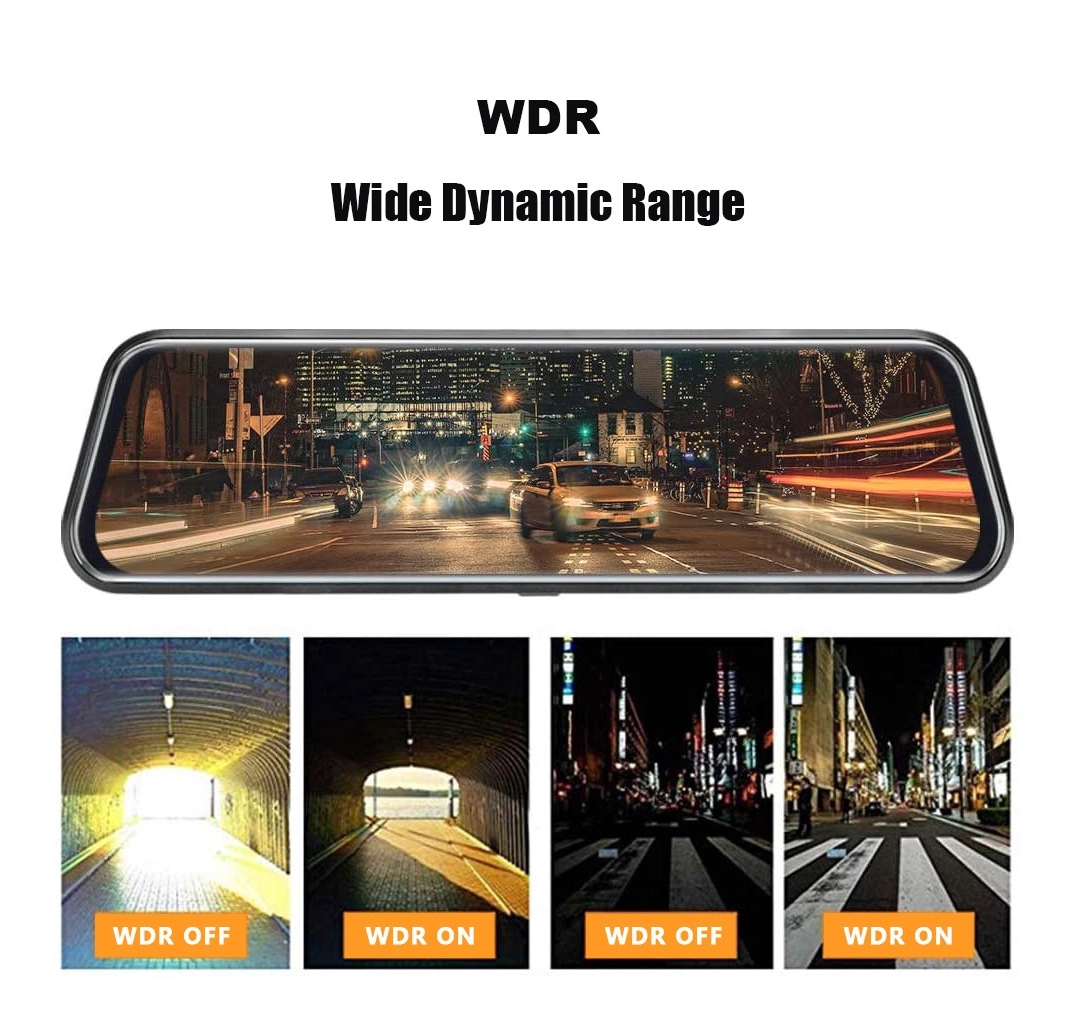 4K Mirror Dash 1080P Car Camera With Hd Screen Wide 3