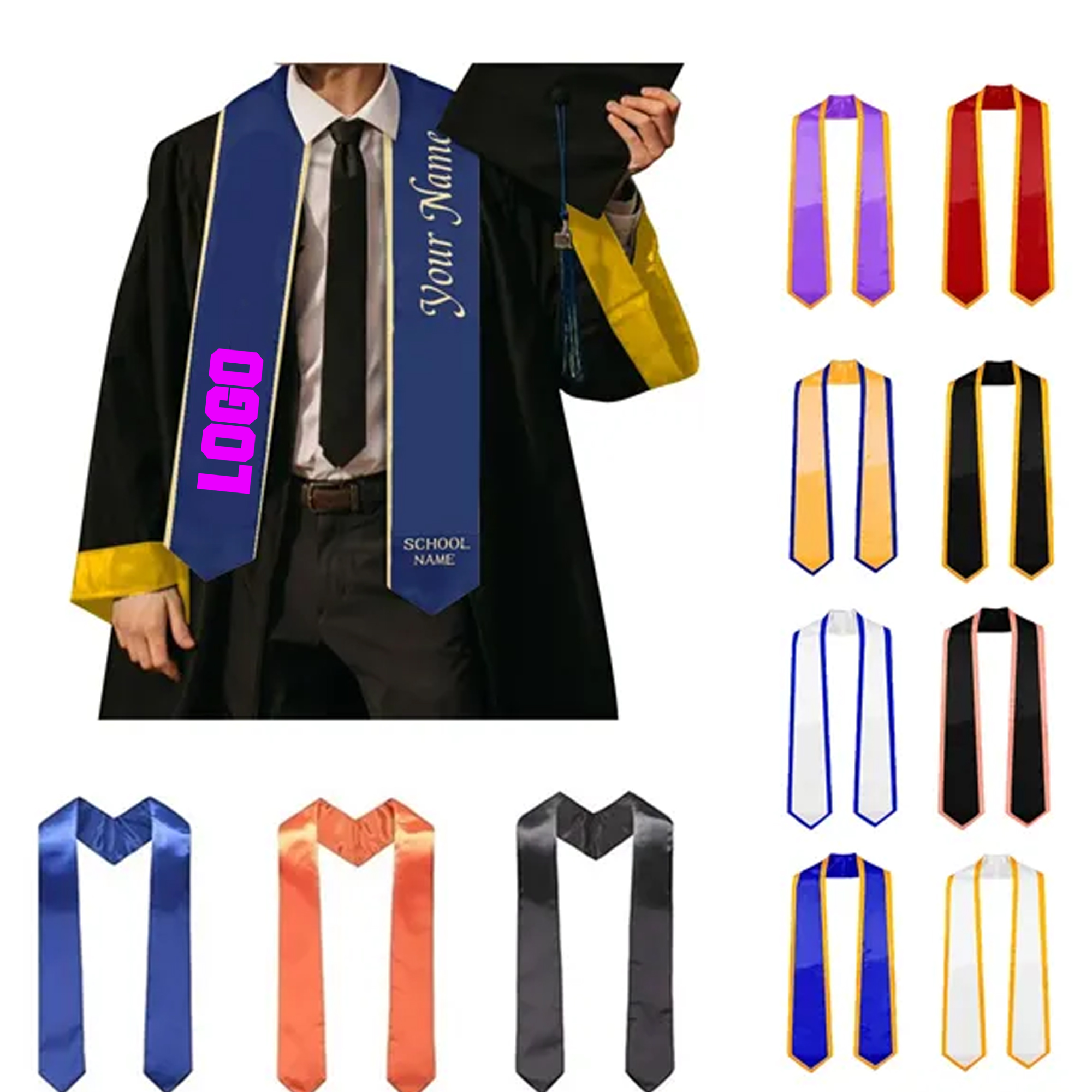 Graduation Honor Stole ?C Custom Ceremony Sash 3