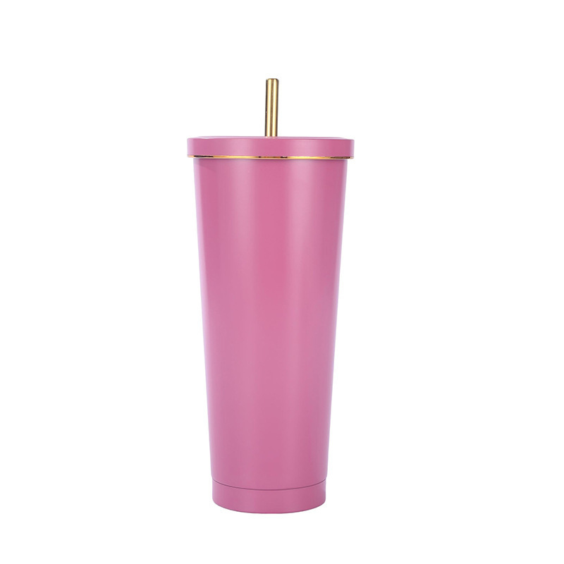 24 oz Vacuum Insulated Travel Mug with Straw 11