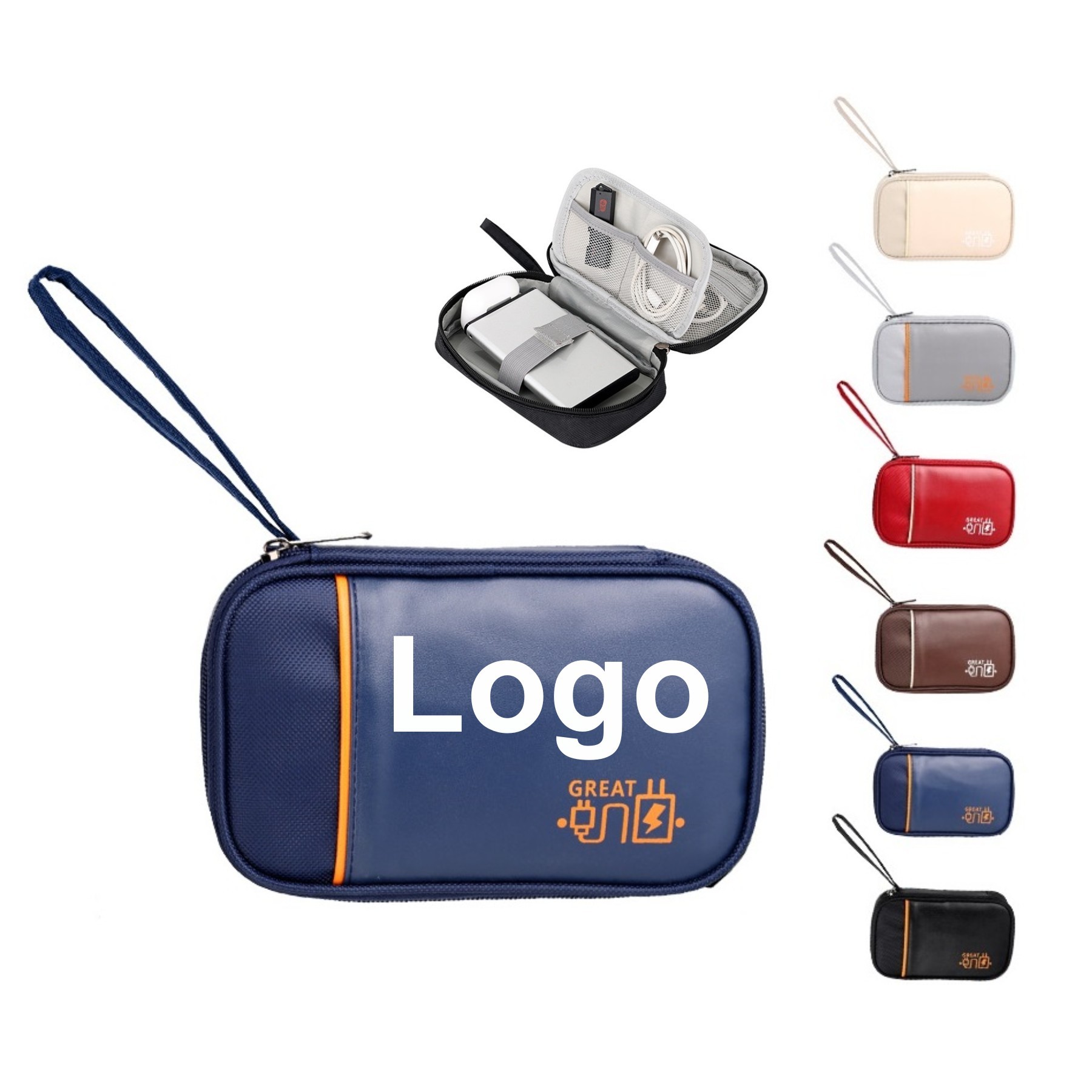 Portable Electronics Accessories Organizer Storage Bag