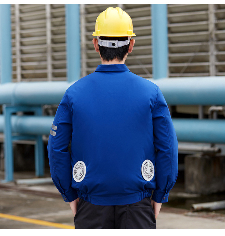 Air-conditioned Jacket With Reflective Belt 3