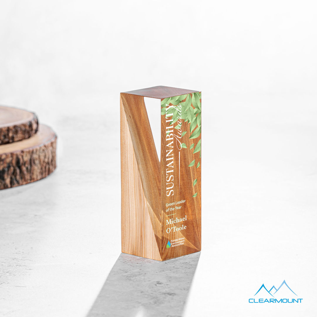 Cascades VividPrint™ Award, custom award with logo imprint 13