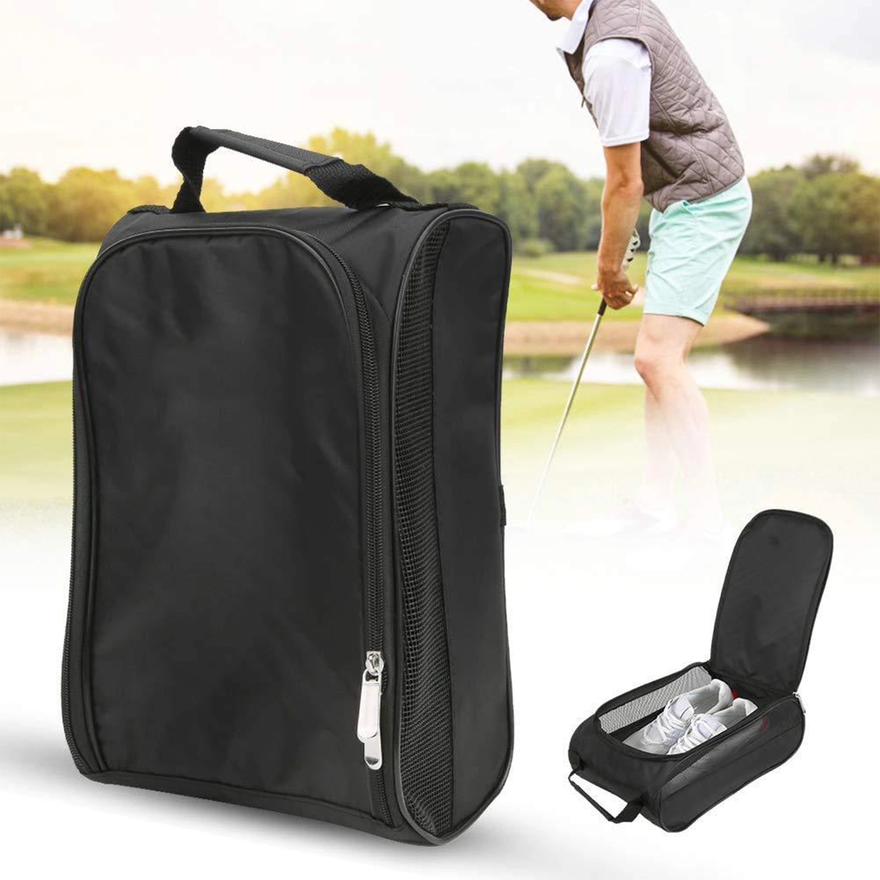 Mesh Breathable Handheld Shoe Bag 3