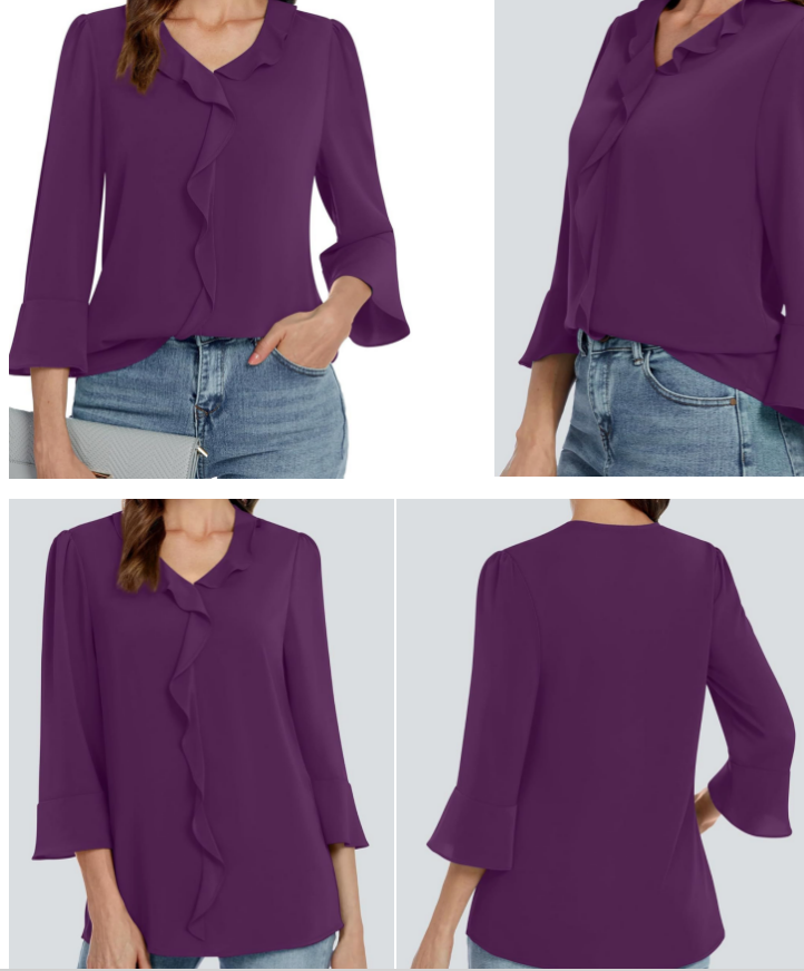Womens Dressy Casual Blouse 4