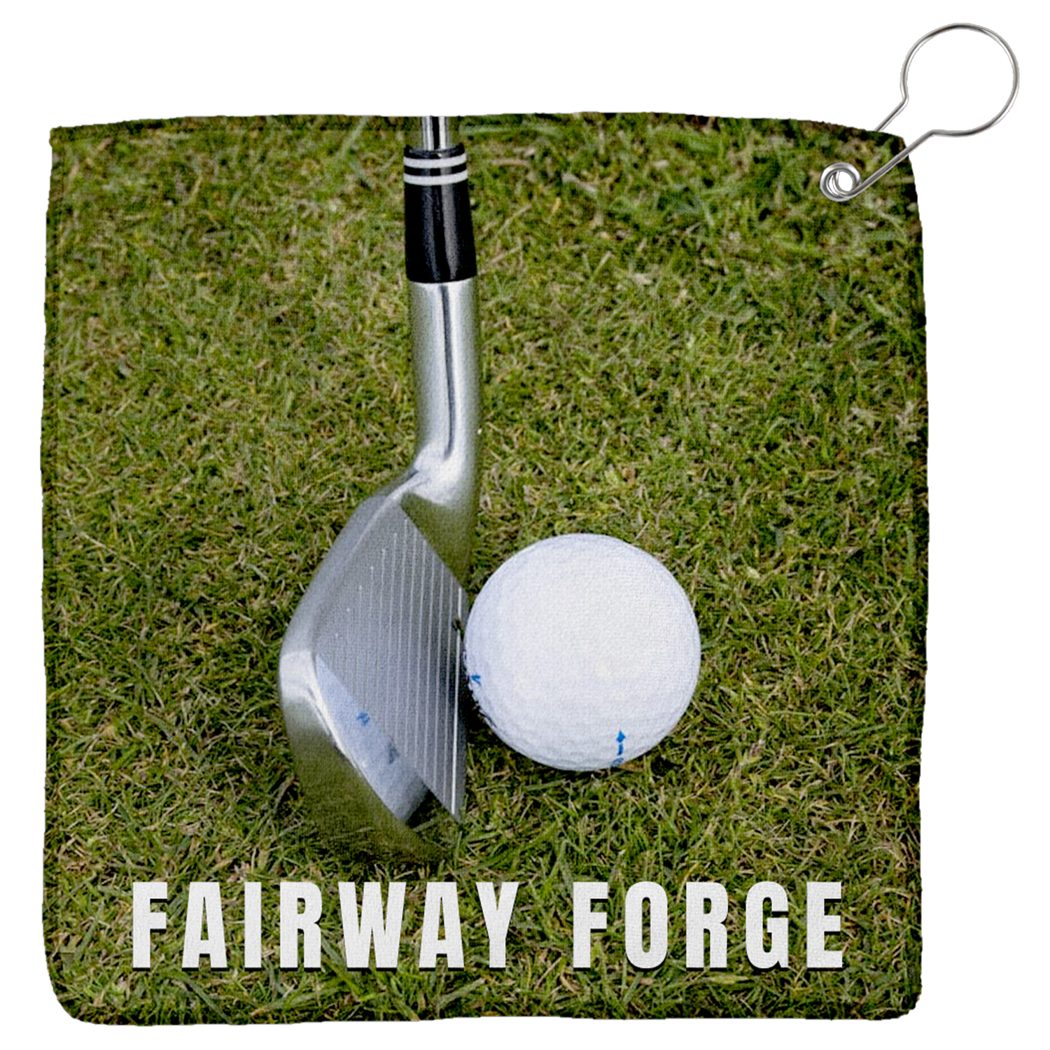 12" x 12" Sublimated Micro Fiber Golf Towel 3