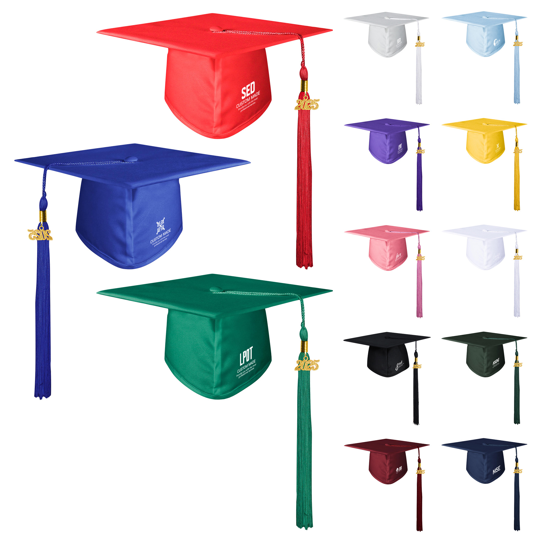 Graduation Cap With A Numerical Year Pendant 5