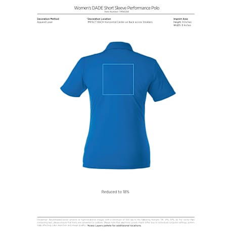 Women's DADE Short Sleeve Polo 583