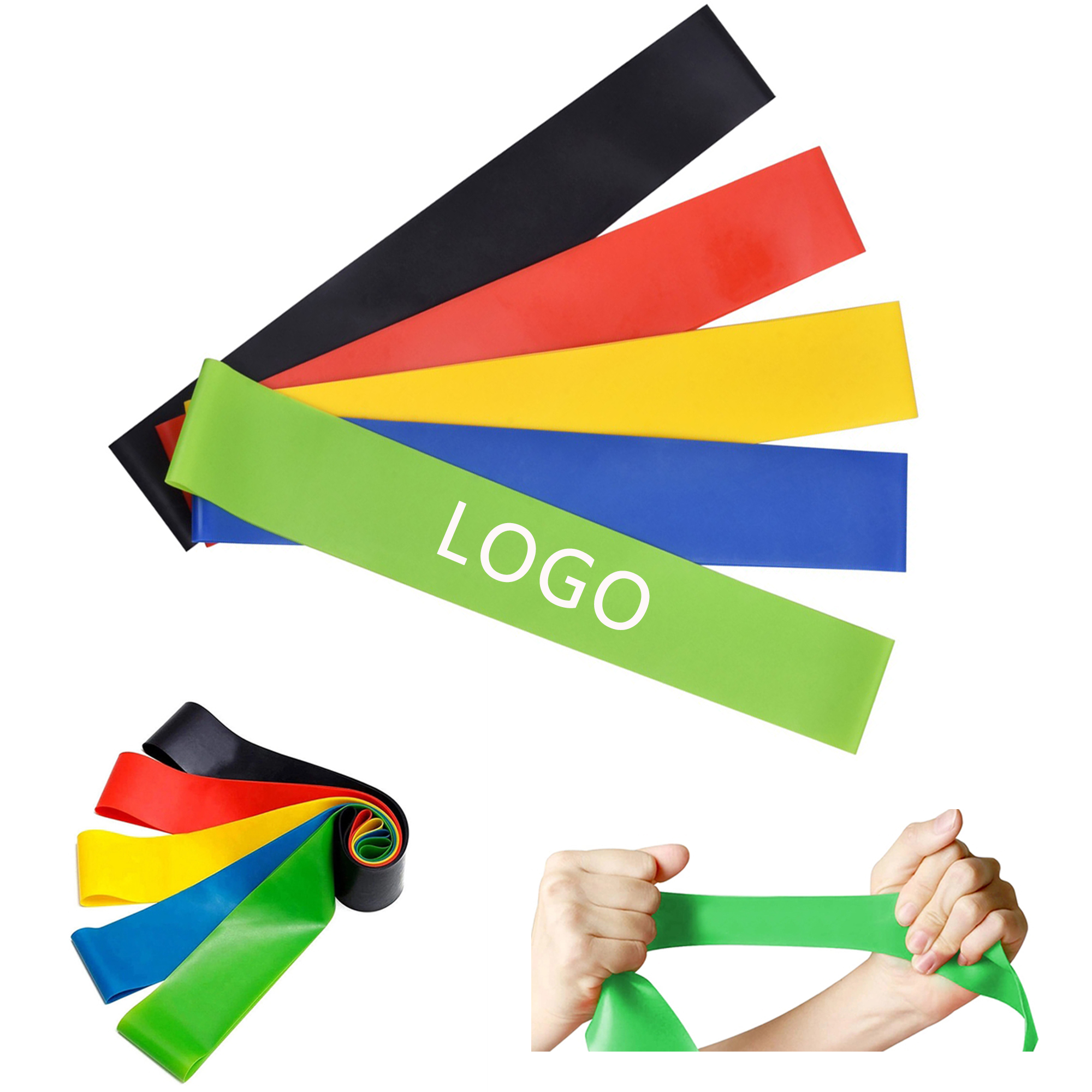 Multi-Functional TPE Resistance Loop Bands Set 5 PCS 3