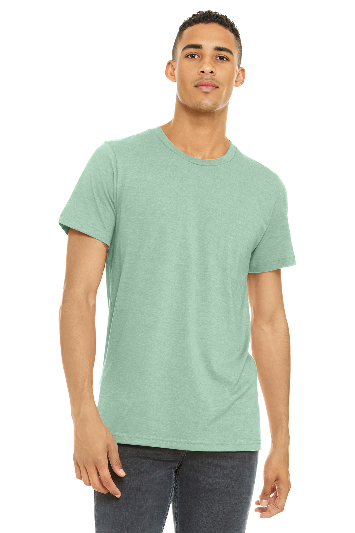 BELLA+CANVAS Unisex Heather CVC Short Sleeve Tee. BC3001CVC 287