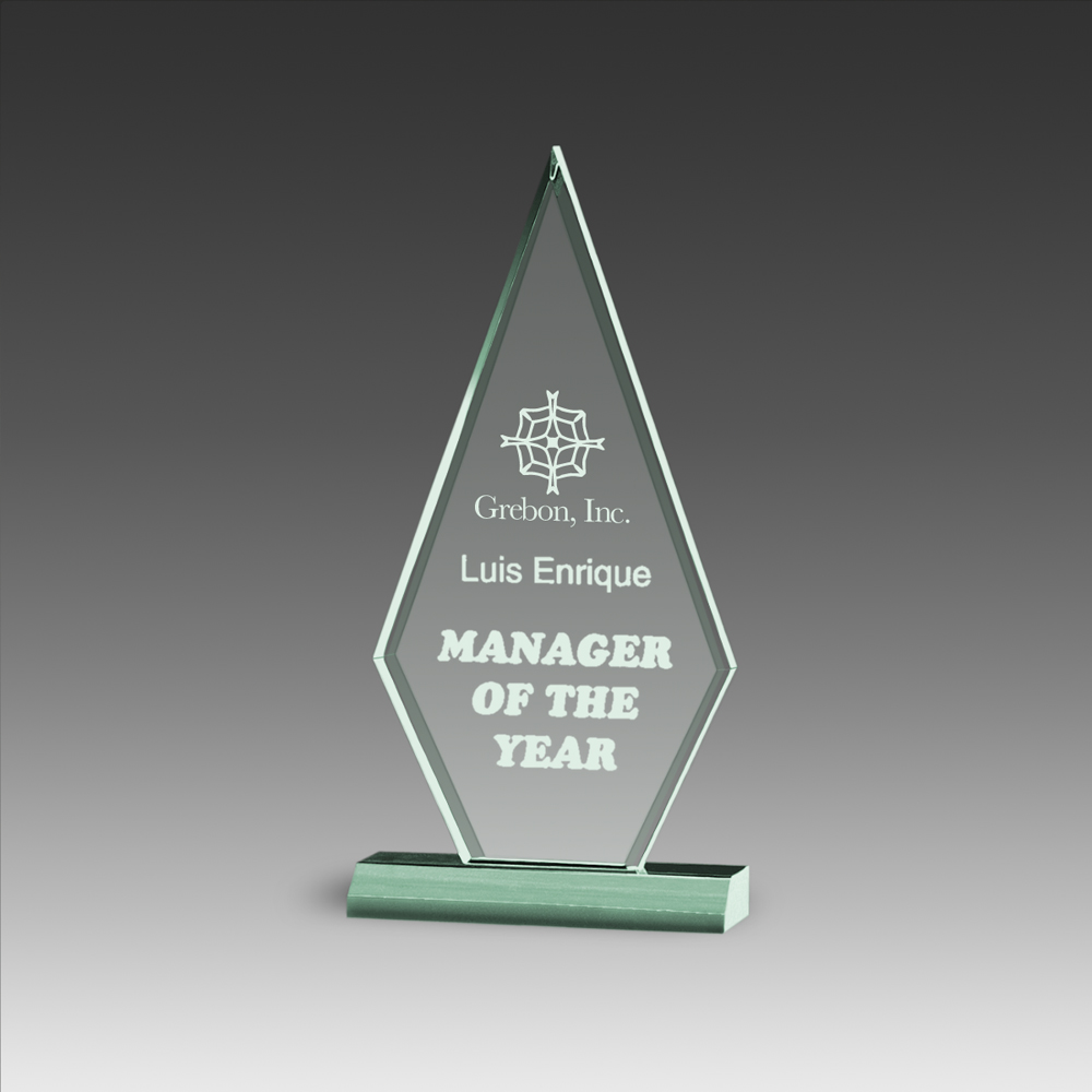 12" Premium Beveled Apex Award 1