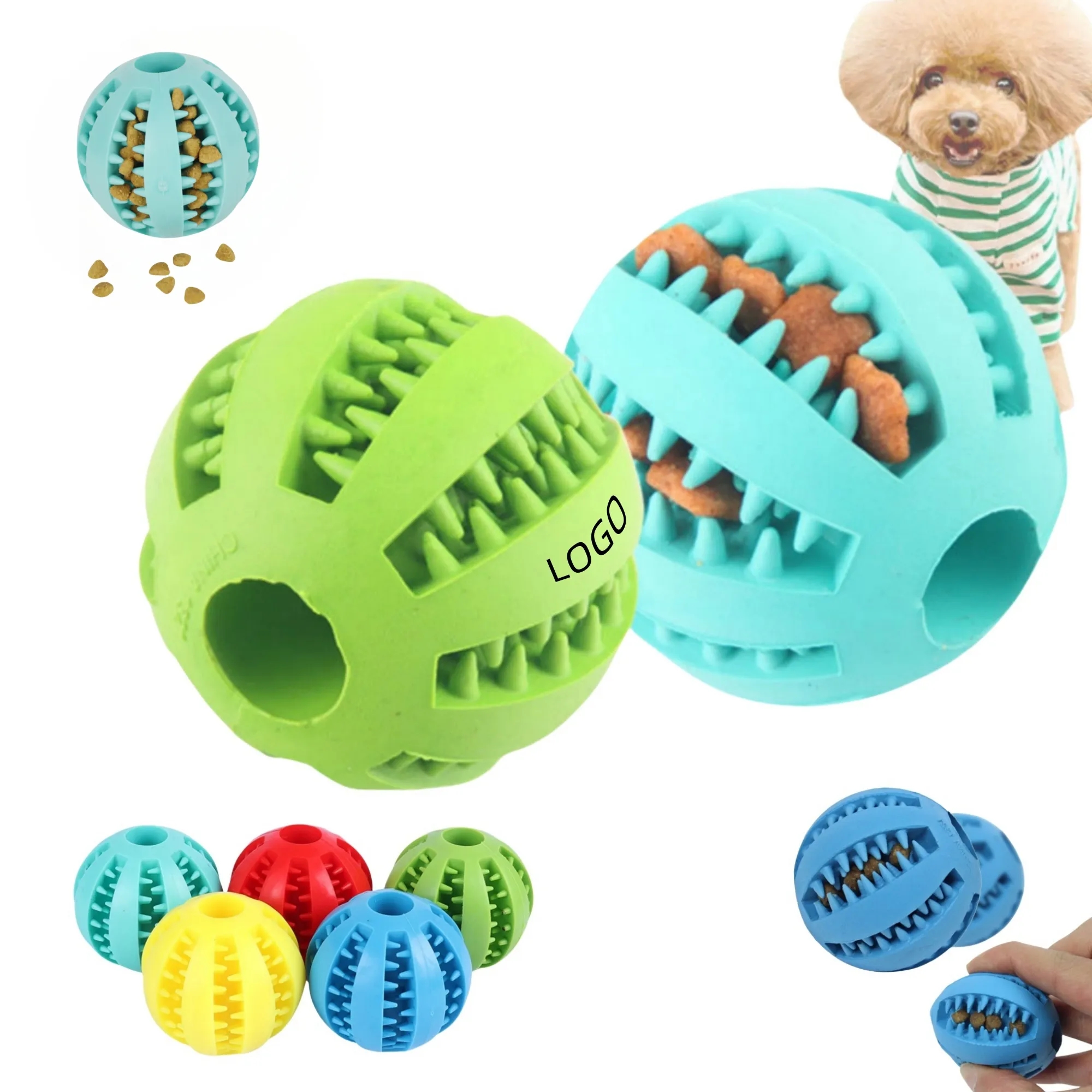Dog Treat Dispensing Balls Chew Toy 2