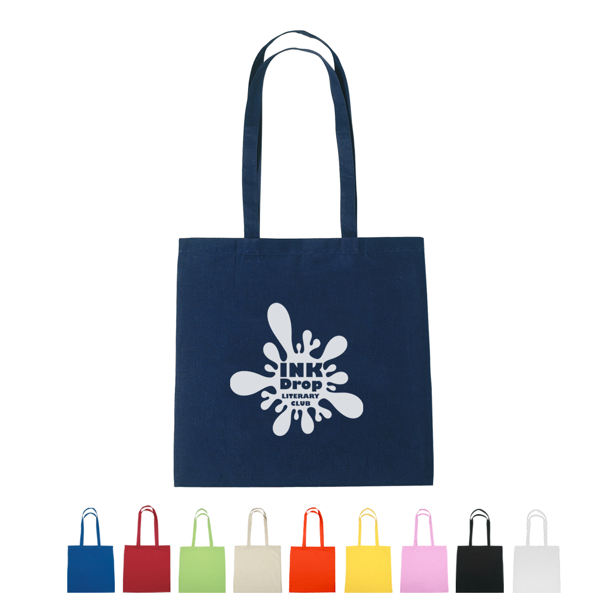 100% Cotton Coloring Tote Bag With Crayons