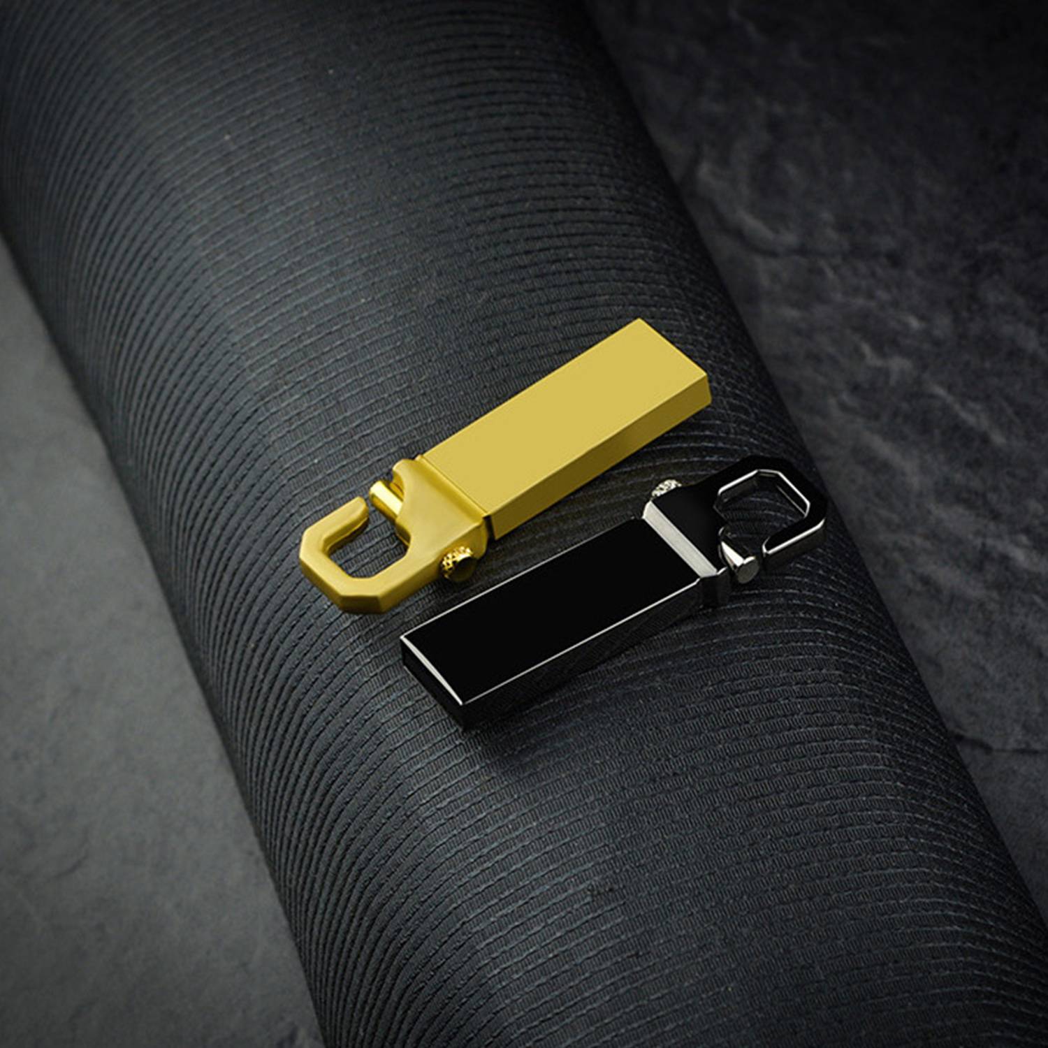 Metal Shell U Disk With Carabiner 7