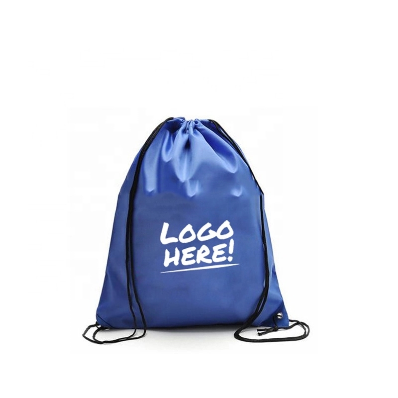 Folding Drawstring Backpack with Pouch 2