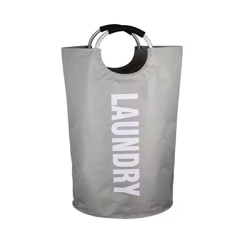 90L Large Laundry Basket Waterproof Clothes Bin Collapsible 12