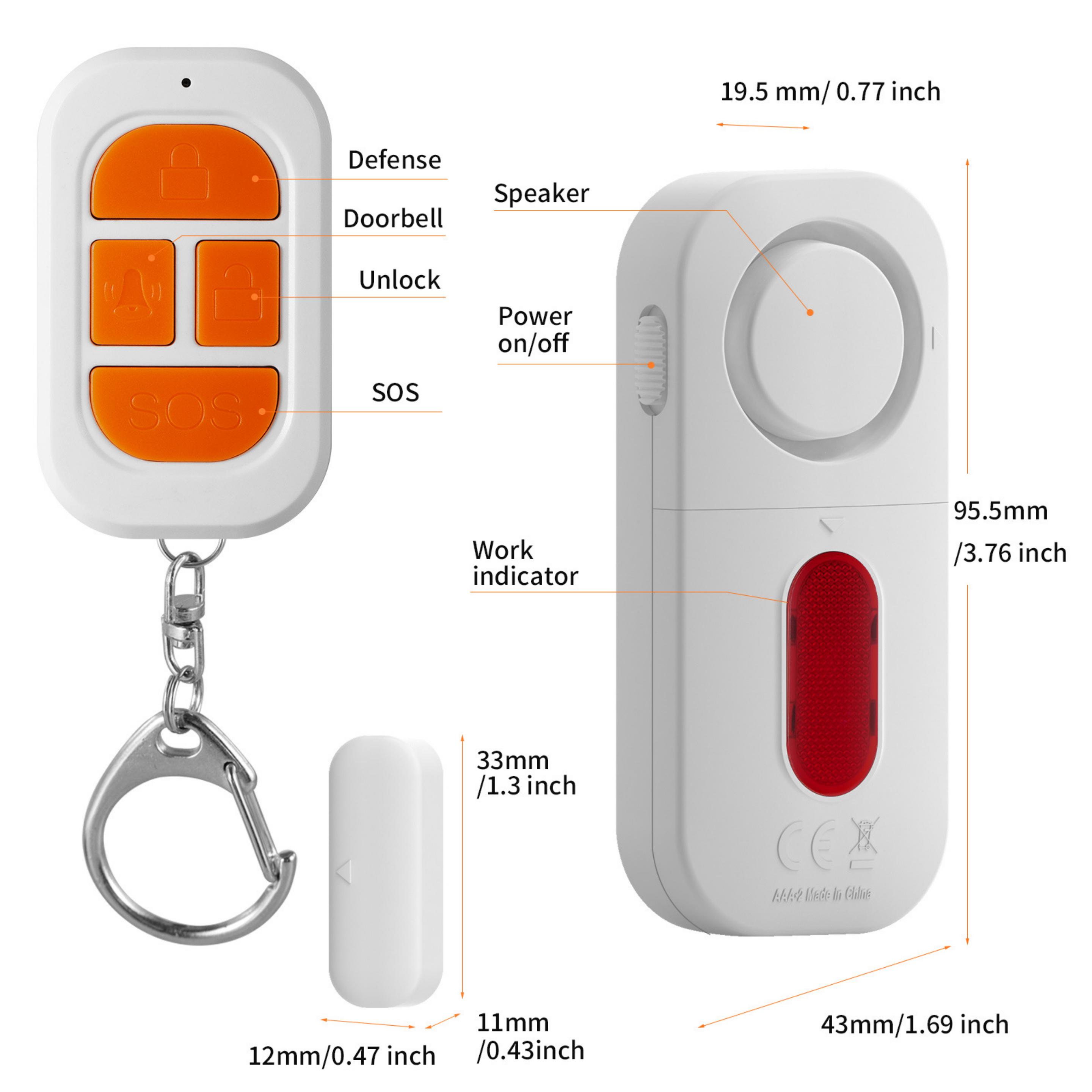 Door and window burglar alarm 3