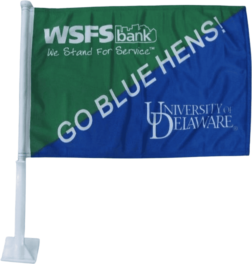 Car Flag DOUBLE SIDED Premium Polyester - Custom Printed 6