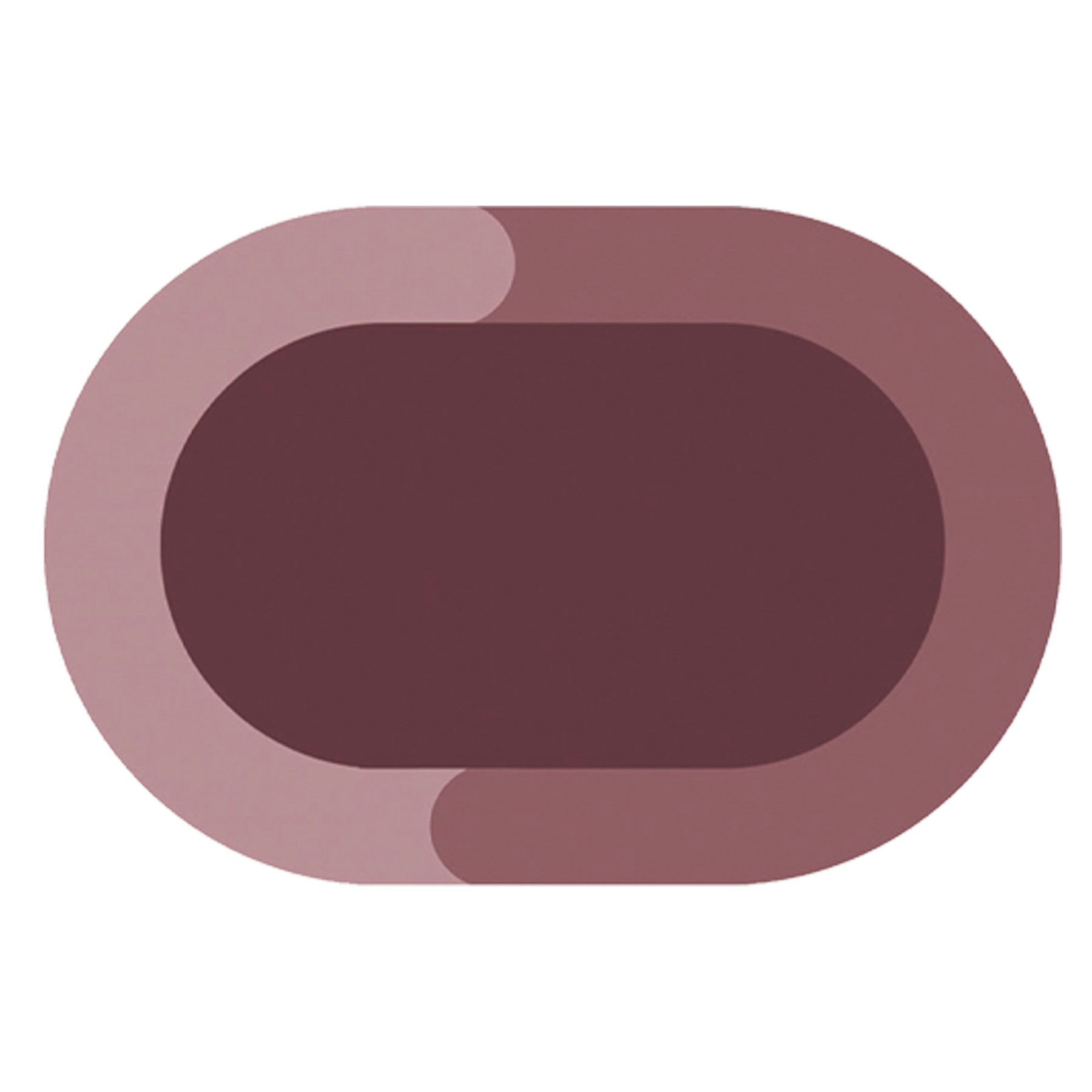 Oval Diatom Mud Bathroom Rug 5