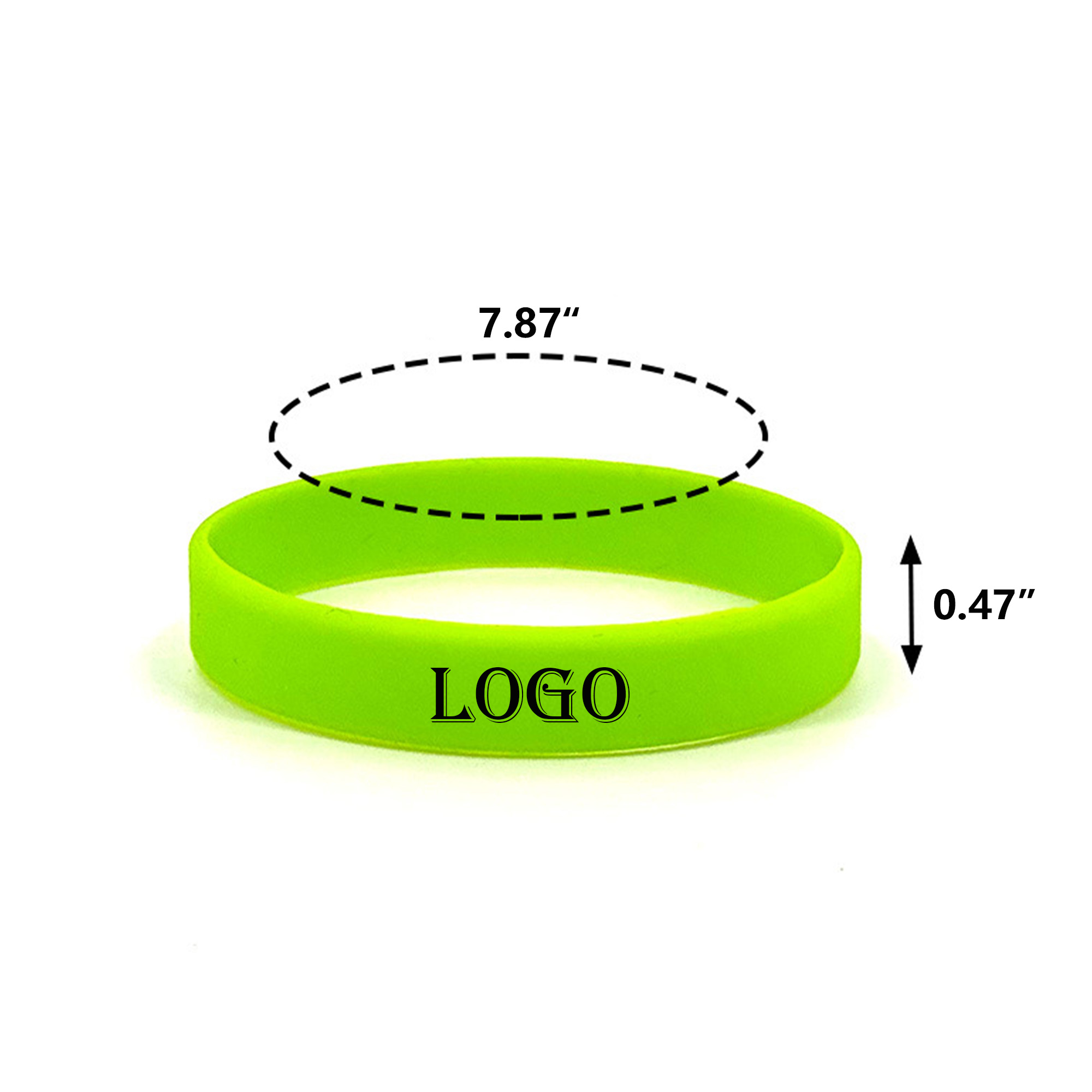 Silicone Solid Color Wristband 3