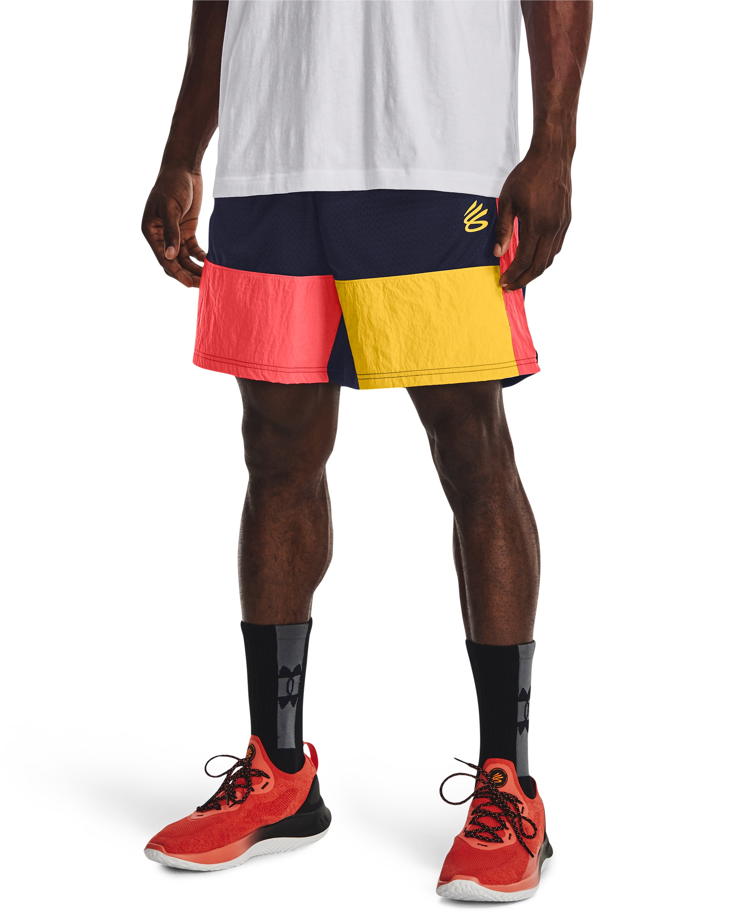 Men's Curry Woven Mix Shorts 4