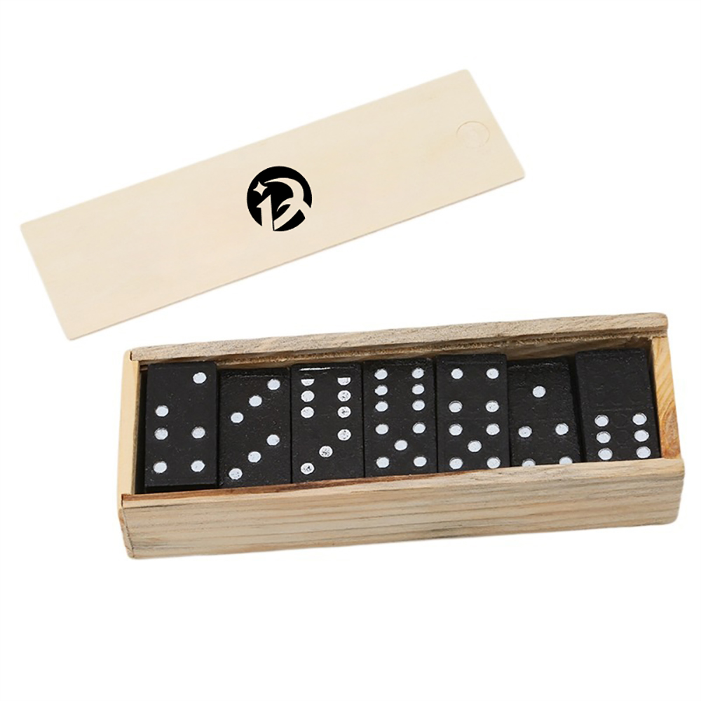 Dominos In Wooden Box 2