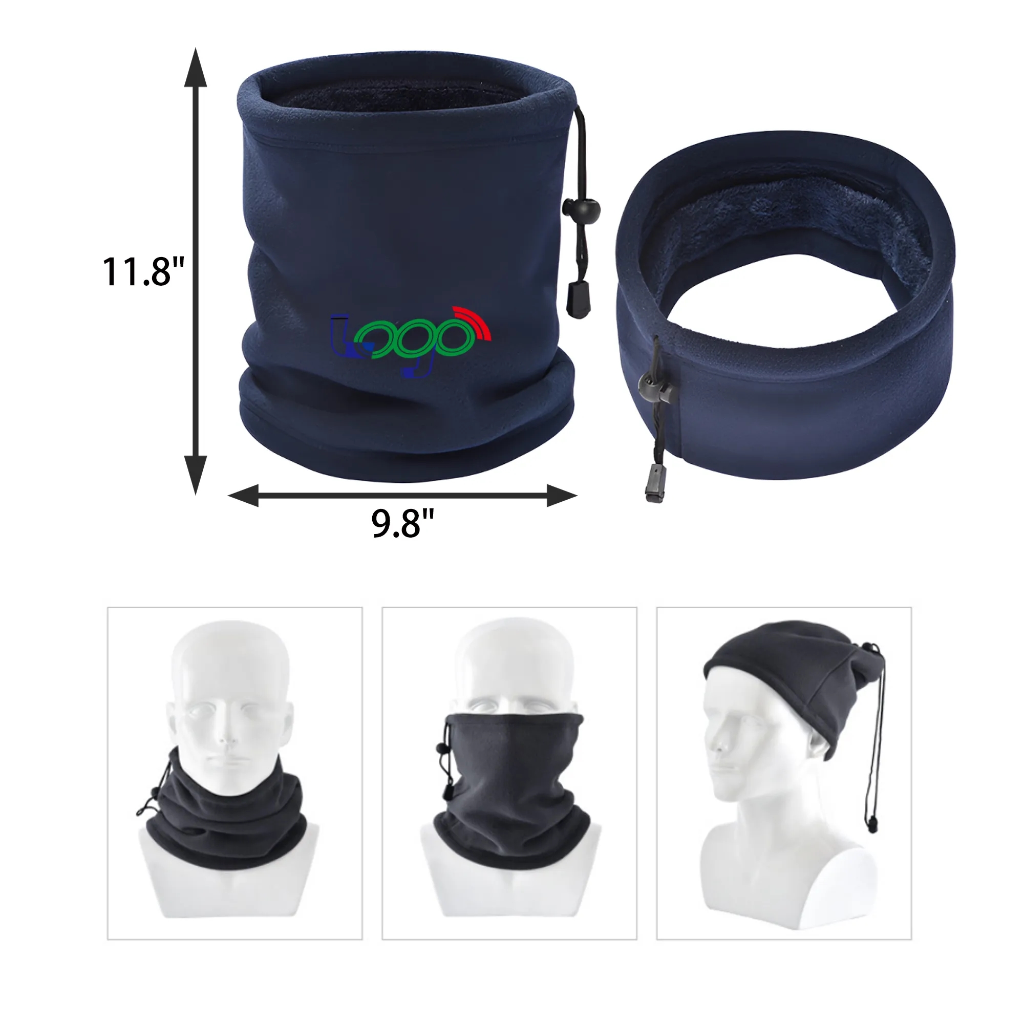 MOQ 50 PCS Multifunctional Fleece Neck Gaiters 1