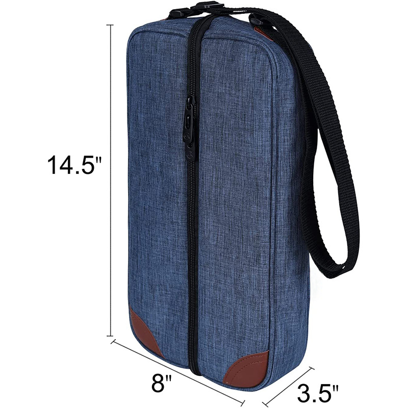 Custom Premium Luxury Portable Wine Tote Bag 3