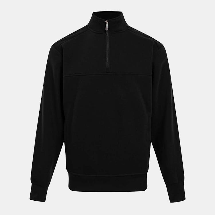 Men's Quarter Zip Pullovers - Size Medium Black, custom hoodie or sweatshirt with logo imprint 2