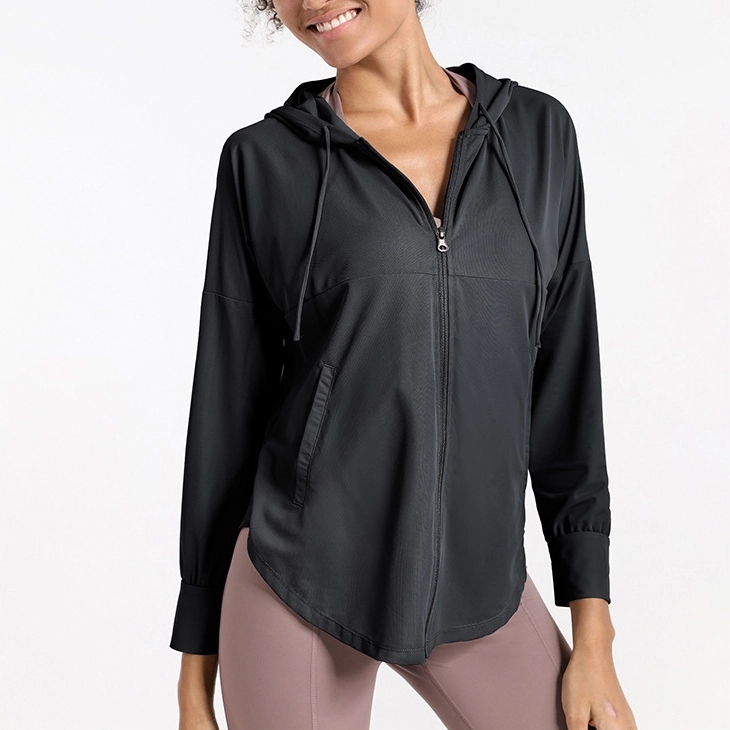 UPF50+ Full Zip Quick-Dry Cooling Sport Hoodie Jacket -Women 8