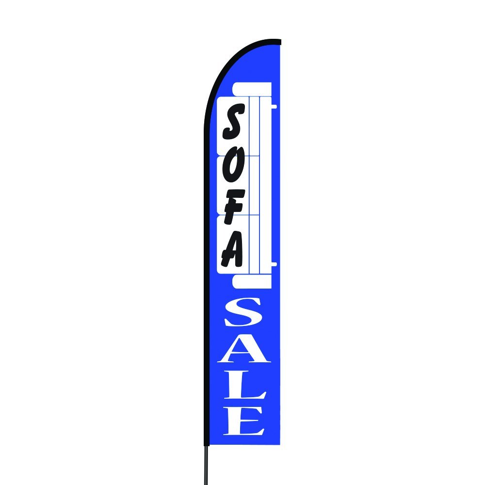 Sofa Sale Flag Kit Hardware 15' Feet Feather Flag Sign Outdoor Banner 2