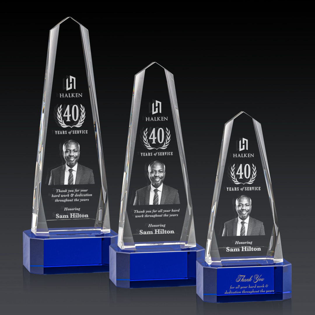 Geneva 3D Award on Base - Blue