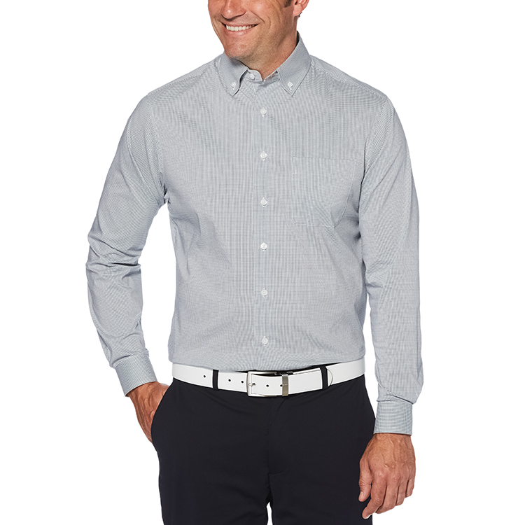 Perry Ellis Mini Grid Woven Shirt 2