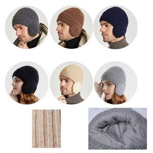 Knit Beanie Hats Winter Hats Ear Covers 2