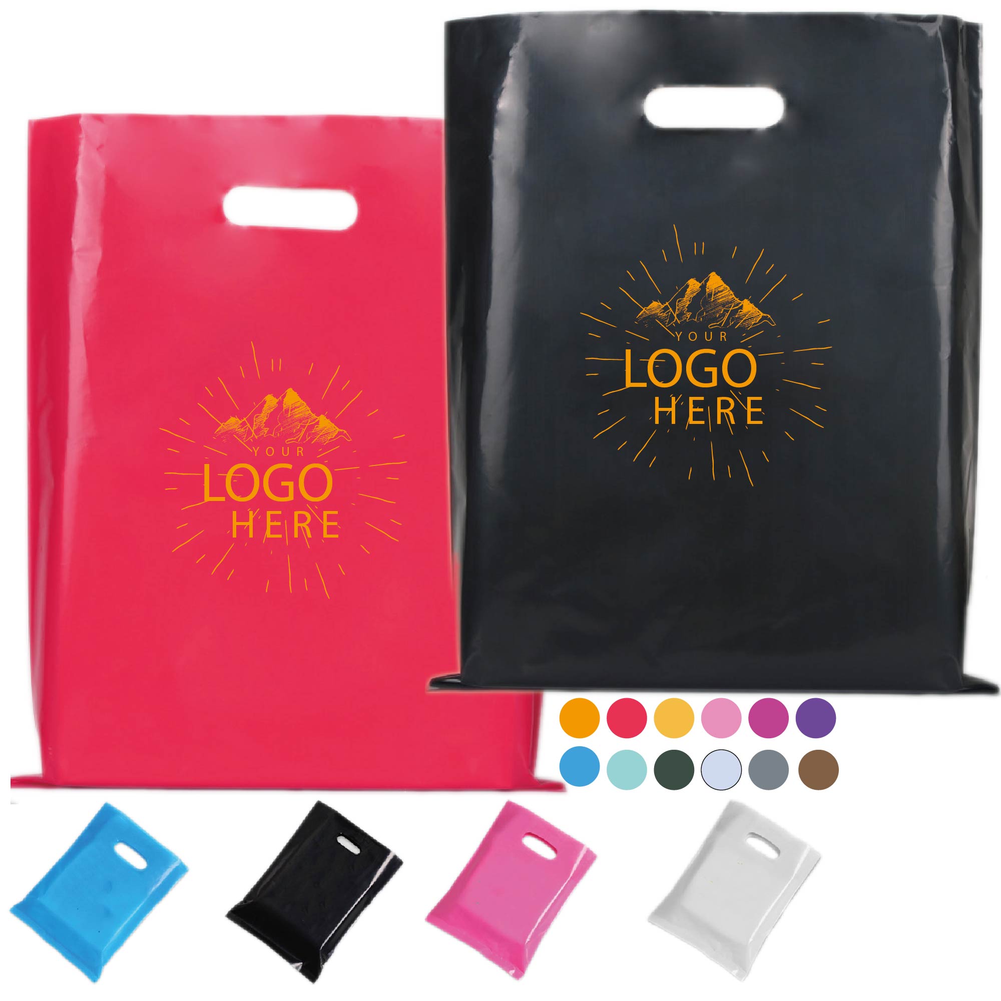 Die Cut Handle Bags for Eco-Friendly Use 2