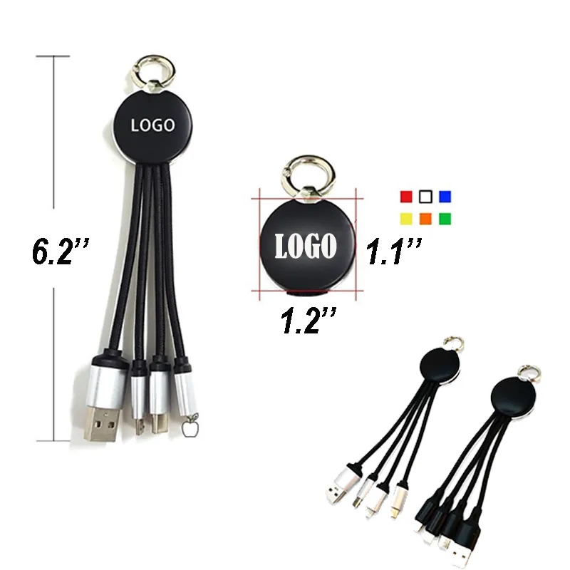Key Chain Usb Cable 2 In 1 Mobile Phonekeychain 4