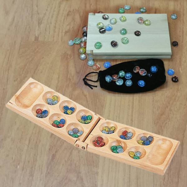 Wooden Folding Mancala 2