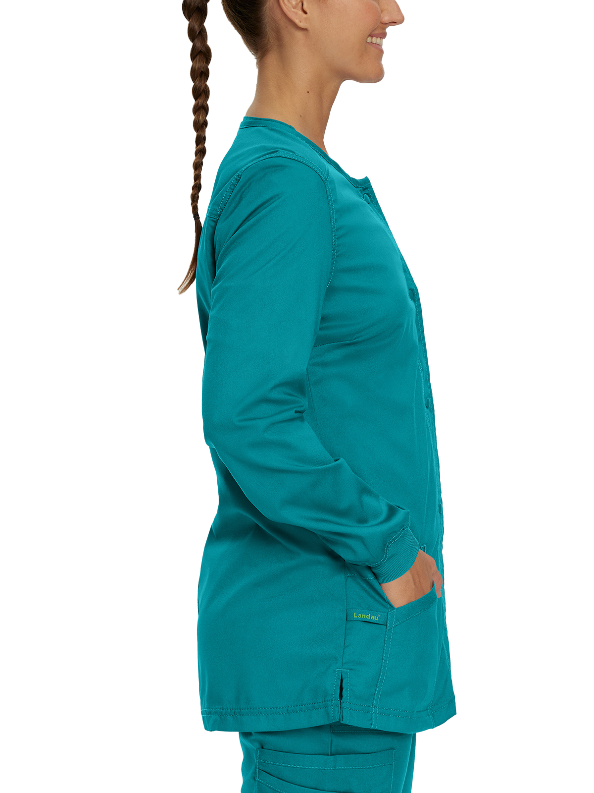 Landau - ProFlex - Women's Three-Pocket Snap Front Jacket 24