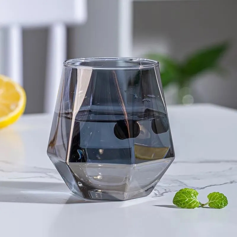 Hexagonal Diamond Wine Glass 2