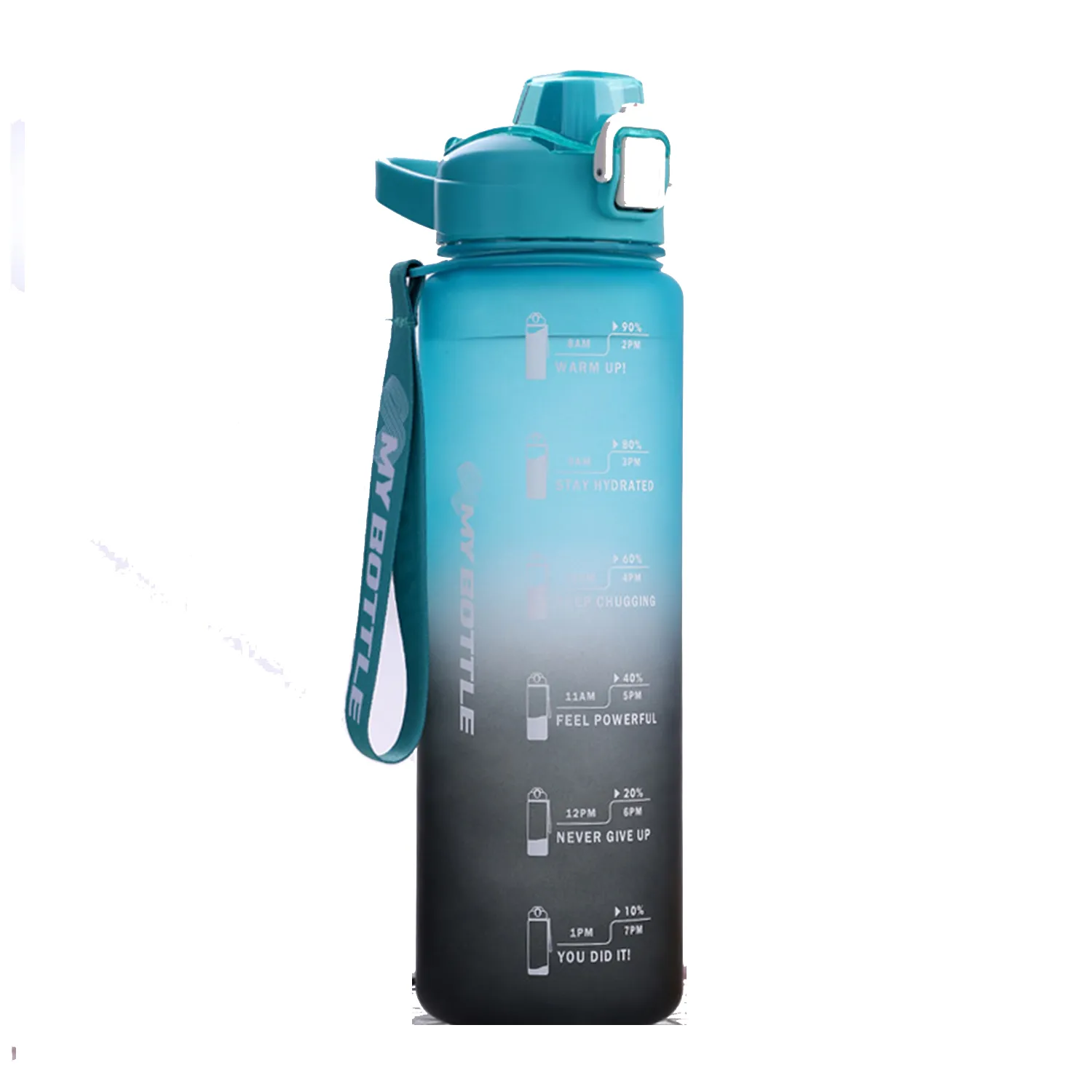 32Oz Large Water Bottle With Motivational Time Marker 5