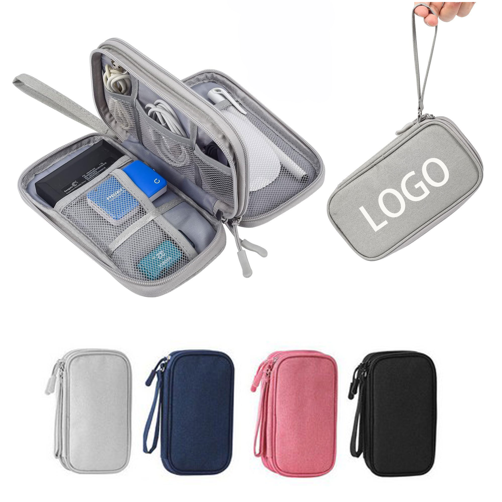 Two Layers Data Cable Storage Bag 2