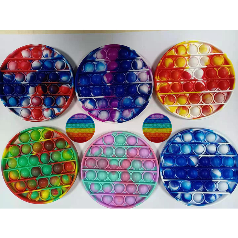 Round Camo Push Pop Bubble Sensory Toy 16