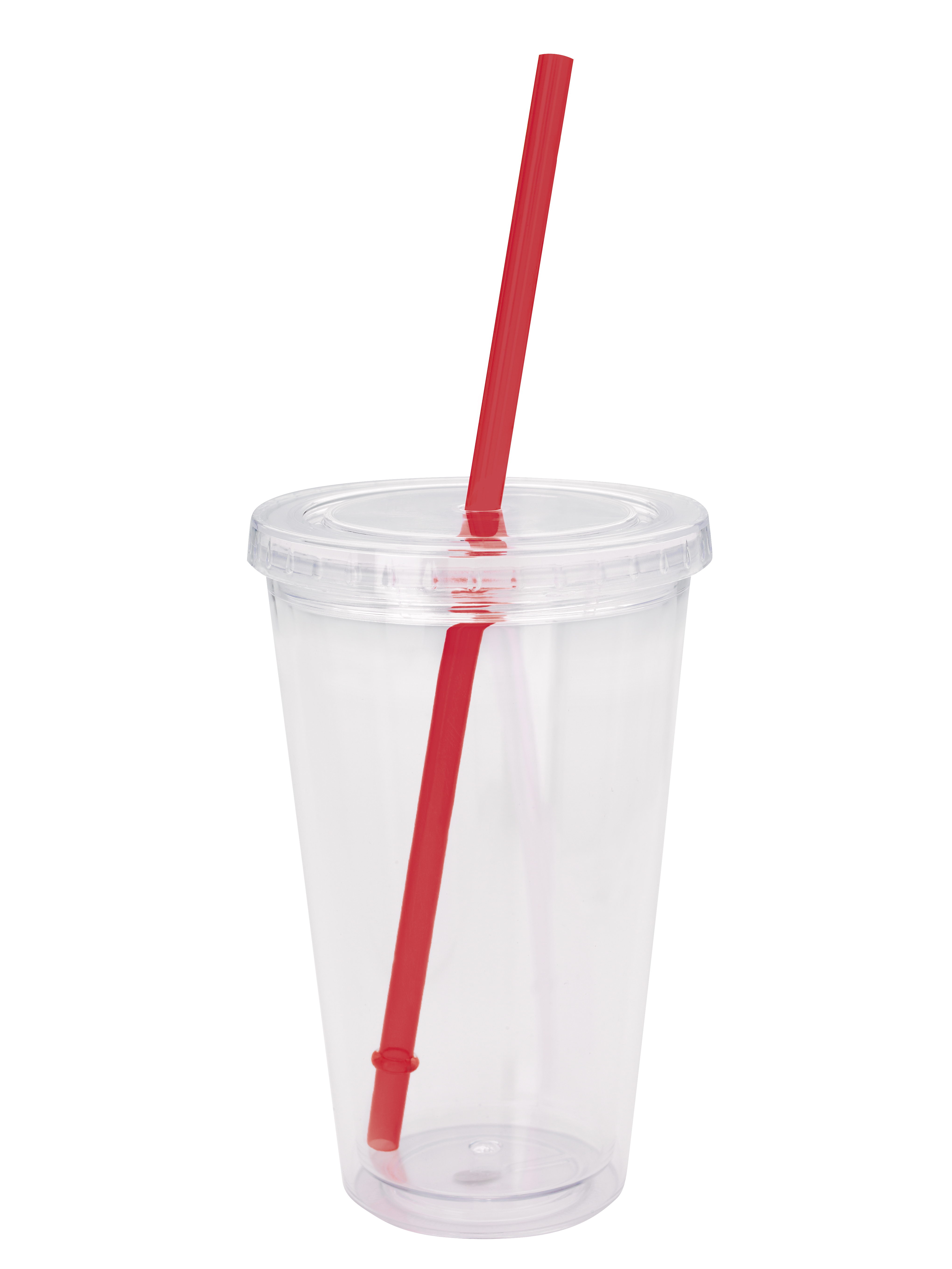 Good Value™ Clear Tumbler with Colored Lid - 18 oz. 61