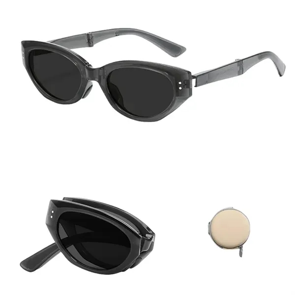 Cat-Eye UV Protection Sunglasses - Foldable Fashion Shades 9