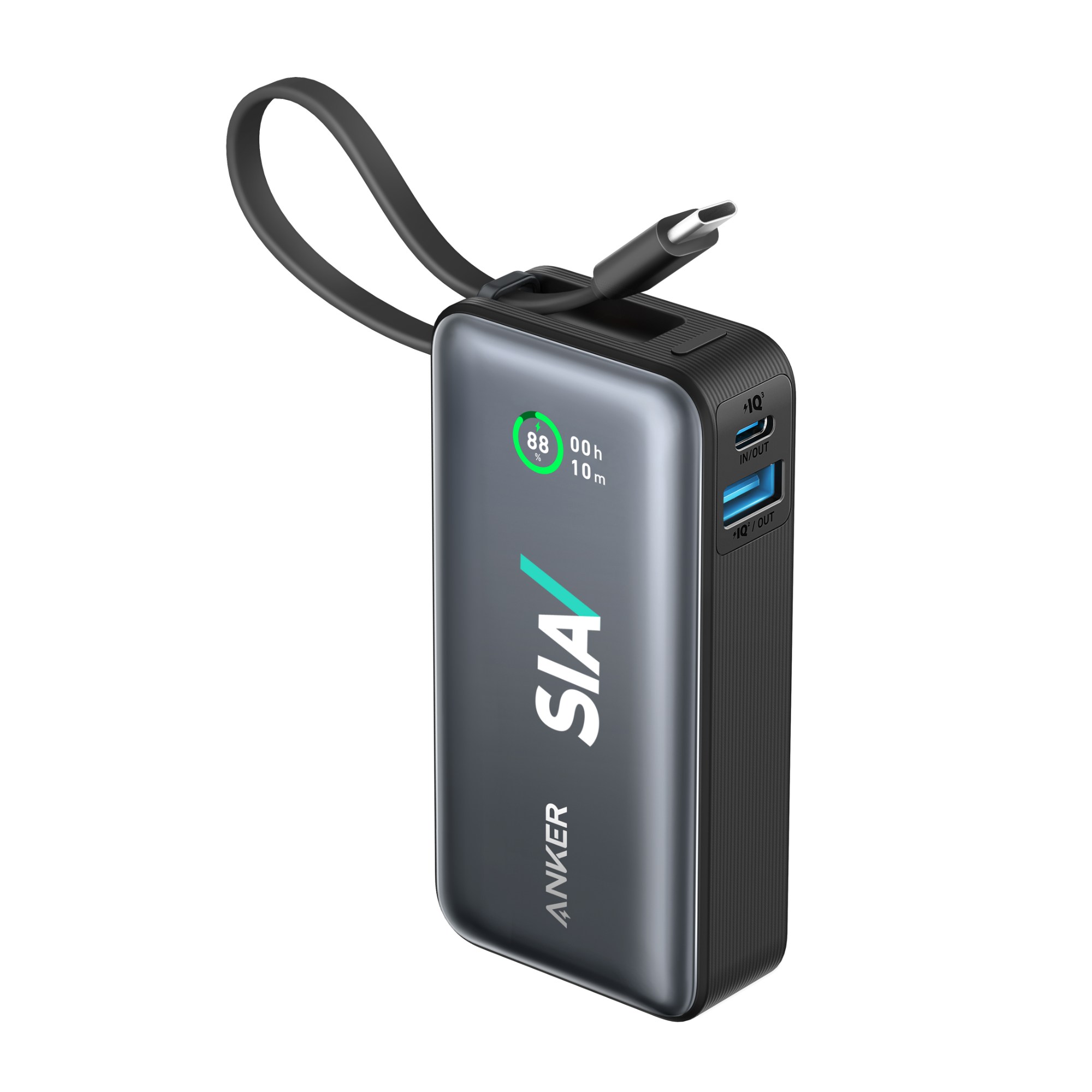 Anker® Nano Power Bank(30W,Built-In USB-C Cable) 9