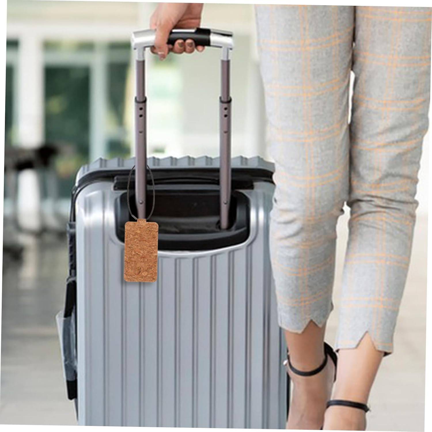 Waterproof PU Leather Travel Tag for Suitcases 2