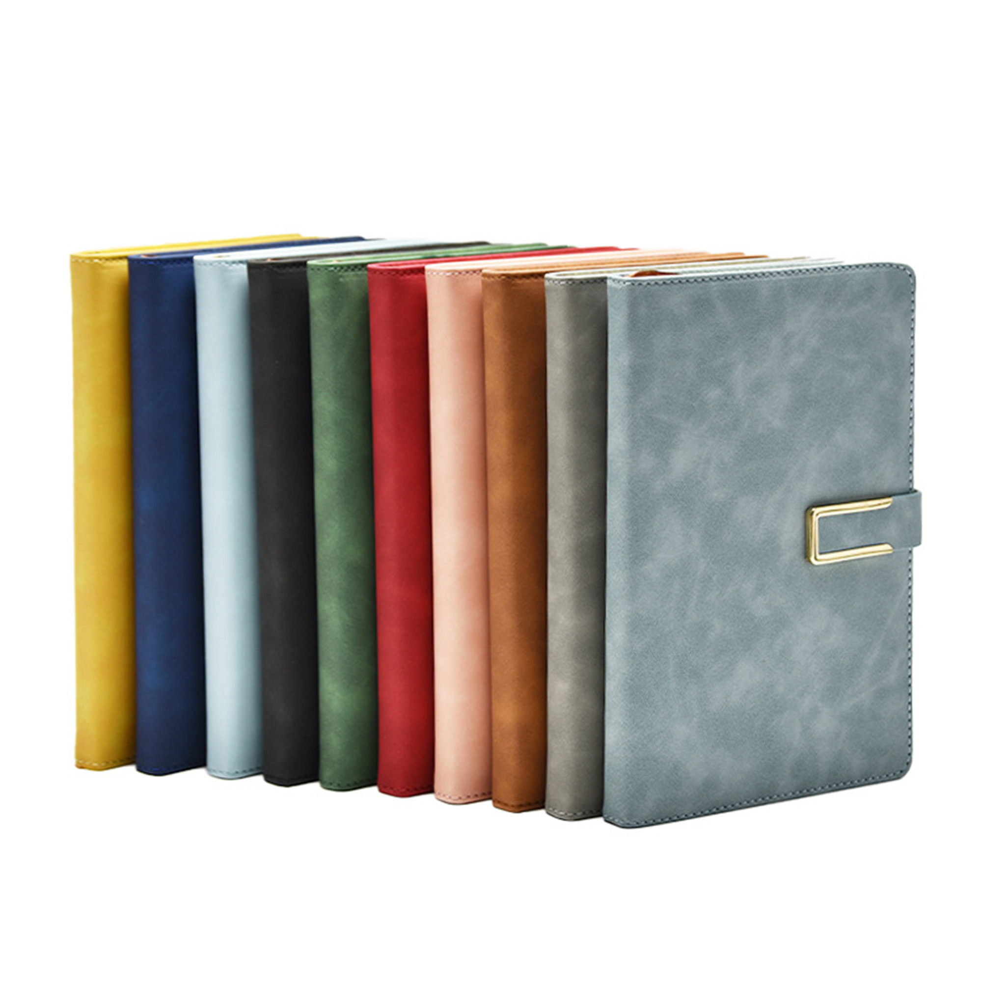 Custom Leather Journal Book With Magnetic Closure 2